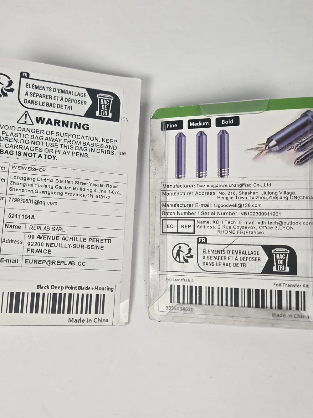 Acirell Deep Point Blade Housing Cricut Foil Transfer Kit 4 Tips
